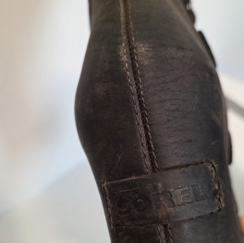 SOREL Joan of Arctic mid wedge boot, women’s 6.5 - Picture 13 of 16